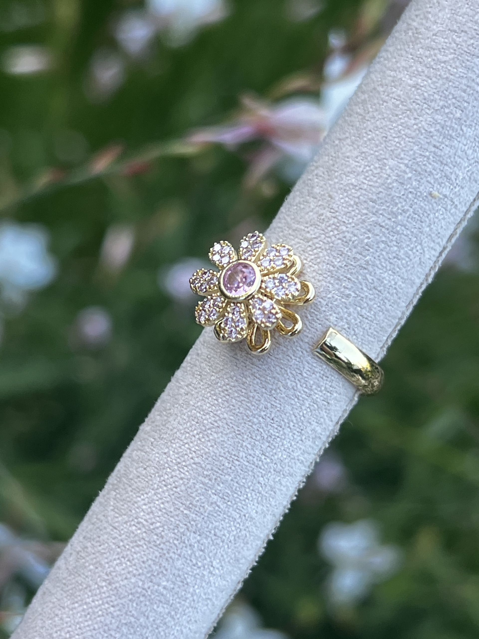 Bague tournante anti-stress en argent ou plaqué or – Image 5