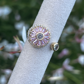 Bague tournante anti-stress en argent ou plaqué or