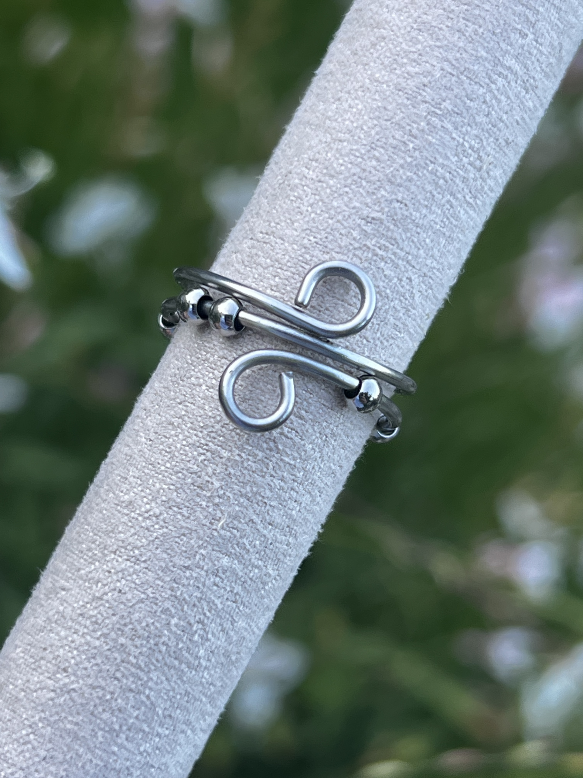 Bague tournante anti-stress perles mobiles – Image 5